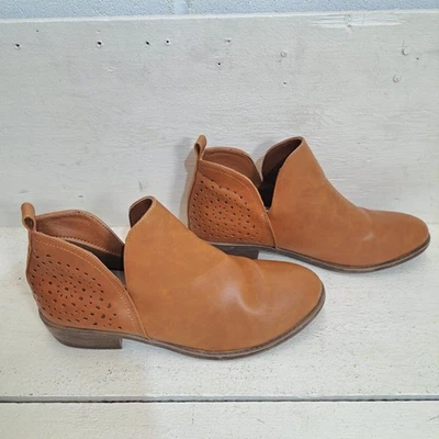 Botas Vepose NY Western Bronceado Pull On Botines Para Mujer Talla 11 Foto 1 de 4