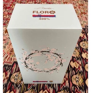 Medicom Toy BE@RBRICK FLOR@ SAKURA 400% Blue Bearbrick Flora Flower Japan NEW - Picture 1 of 2
