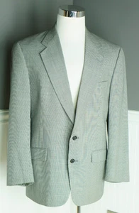 Austin Reed Blazer Single Vent Herren 42R Hahnentritt Zwei Knopf Tailored in USA - Bild 1 von 6