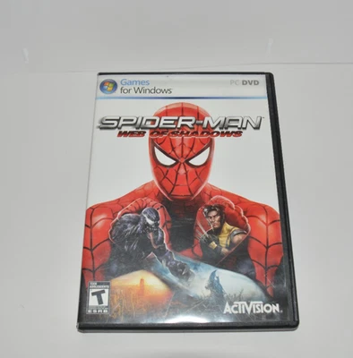 Spider-Man: Web of Shadows PC (2008) - RARE CIB - Used - Tested Works - Image 1 of 4