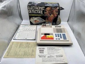 Vintage Electronic Detective Game 1979  Working  Don Adams  Ideal Boxed - Picture 1 of 24