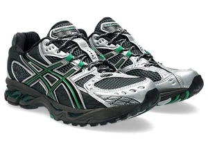 ASICS GEL-NIMBUS 10.1 1203A543 022 Obsidian Grey Green Basil Sports Style Shoes - Picture 1 of 12