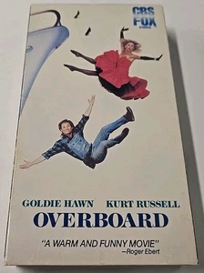VHS OVERBOARD 1987 Goldie Hawn Kurt Russell MGM Comedy OG Copy  - Picture 1 of 5