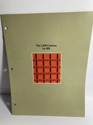 Folleto de altavoces JBL L100 Century Foto 1 de 4