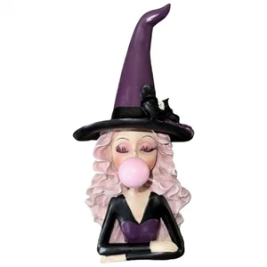 Hexenblase Bubble Gum tragen Schädel & Bogenstatue Halloween Neues Dekor - Bild 1 von 12