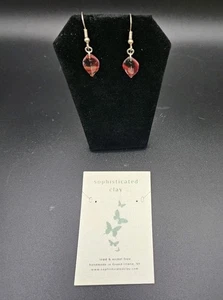 FALL Themed Small Leaf Drop Earrings - Picture 1 of 1
