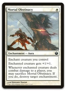 Mortal Obstinacy #17 (NM) Journey Into Nyx JOU Magic MTG - Picture 1 of 2