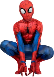 Spider-Man Youth Deluxe Zentai Costume, 2-Way Stretch Spandex with Zippers - Picture 1 of 11