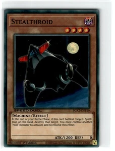 Yu-Gi-Oh! Speed Duel Stealthroid Common SGX2-ENB10 Lightly Played 1st Edition - Picture 1 of 2