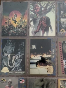 Jurassic Park. Lot mit 9 Karten.  - Bild 1 von 9