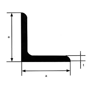 100 cm V2A Edelstahlwinkel Winkelstahl 50x50x5 mm - Bild 1 von 1