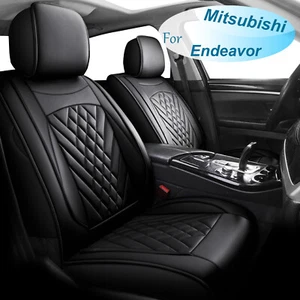 Full Set For Mitsubishi Endeavor 2004-2011 Car 5 Seat Cover Microfiber Leather - Picture 1 of 7