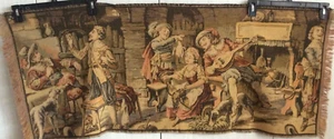 NEW Wall Tapestry Italy Antique Vicorian Hanging Art (45in W x 19in H) - Picture 1 of 11