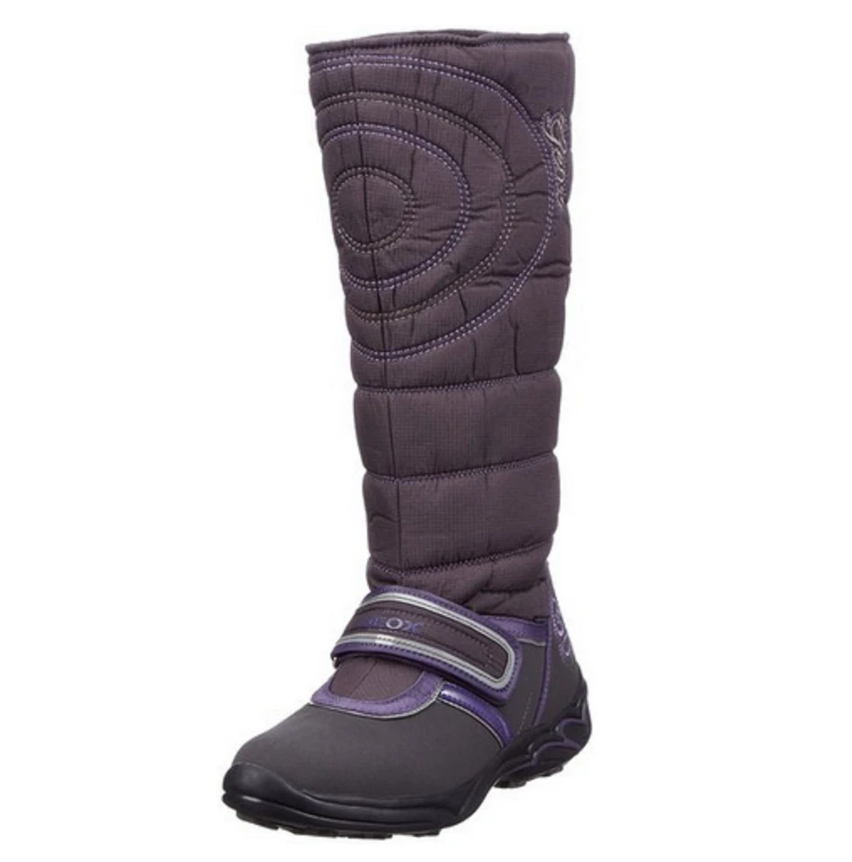 Bota Geox Frizzy WPF16 (niño pequeño/niño pequeño/niño grande), gris oscuro talla 12 EE. UU. Foto 1 de 1