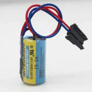 1pc For Mitsubishi 1700mAh ER17330V/3.6V A6BAT PLC Battery fits FANUC CNC System - Picture 1 of 5