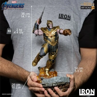 IRON STUDIOS 1/10 Thanos BDS Deluxe Art Statue Figurine Figure Avengers:Endgame - Image 1 of 4