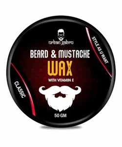 Urbangabru Beard & Mustache Wax For Men Strong Hold - (50 Gram) free shipp - Picture 1 of 7