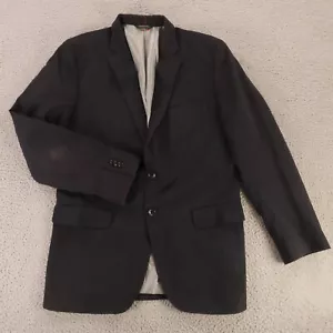 Chaqueta Banana Republic M Azul Lana Worsted Sarga Blazer Lanificio Cerruti 40R - Imagen 1 de 17