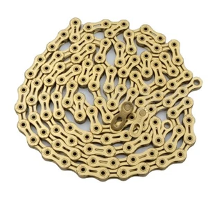 PYC SP1101 116L Bike Chain 11Speed X11SL for SHIMANO / SRAM / Campagnolo Ti Gold - Picture 1 of 7