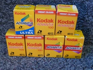 7 Rolls of Expired Film - Kodak Advantix APS 40 exposure film - Picture 1 of 3