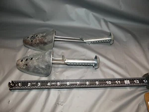 PAIR - Antique Vintage Metal Shoe Stretcher Cobbler Tool - Picture 1 of 1