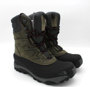 The North Face Chilkat 400 II Insulated Mens Snow Boot Olive Grey Size 11 - Picture 1 of 6
