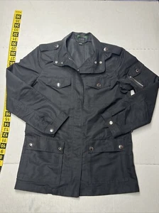 Giacca donna Lauren Ralph Lauren media nera antivento pioggia full zip preppy - Foto 1 di 12