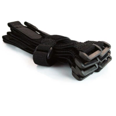 GOODYMAX 10 x fascette per cavi in velcro elasticizzate fascette per cavi nastro in velcro 15 cm elastiche