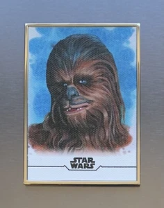 Chewbacca 2020 Star Wars Stellar Reproduction Sketch Draper /100 #6 - Picture 1 of 3