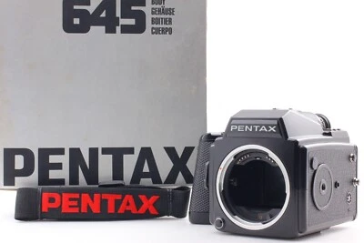 [Top Mint in Box] Pentax 645 Medium Format Camera Body only 120 Film Back Japan - Image 1 of 4