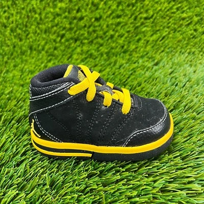 Nike Air Jordan 1 Pro Niño Pequeño Talla 3C Negro Amarillo Zapatos Atléticos Tenis Foto 1 de 4
