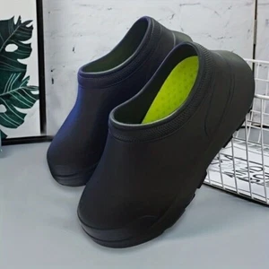 Zapatos de trabajo resistentes al aceite zapatos antideslizantes cojín zapatos de chef seguridad agua cocina - Imagen 1 de 17