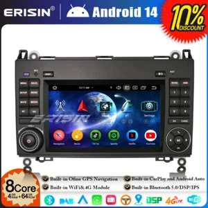 Android 14 Autoradio DAB GPS Mercedes Classe A/B W169 W245 Sprinter Vito Crafter - Afbeelding 1 van 24