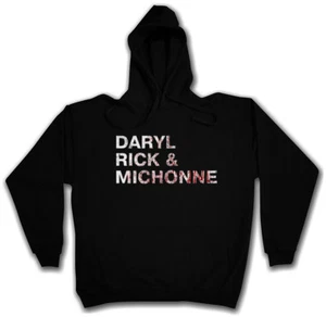 DARYL RICK & MICHONE HOODIE The Walking Rick Grimes Dead Living Dixon Series - Picture 1 of 1