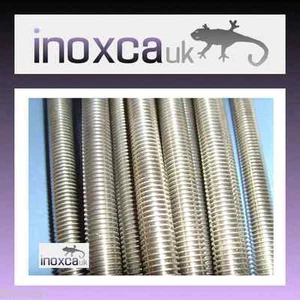 M3 STUDDING STAINLESS STEEL A2 304 SS THREADED ROD BAR DIN 975 & 976 0.5mm PITCH - Picture 1 of 3