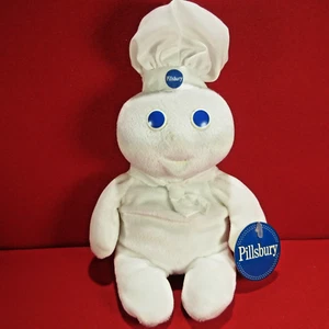 PILLSBURY Giggling Doughboy Bean Bag 1999 Plush 9’’ Giggle Works Tags - Picture 1 of 8