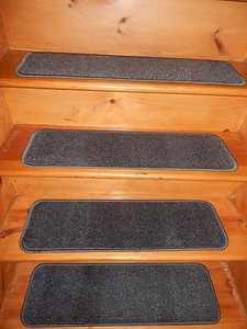 13  In/Outdoor Stair Treads Non Slip Vinyl Nylon  9" x 30" + Landing 30" x 30" . - Picture 1 of 6