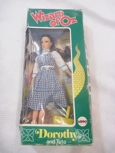 Vtg 70s Mego Wizard of OZ Figure DOROTHY Toto Dog Basket COMPLETE 8" Doll in Box - Picture 1 of 15