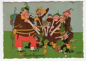 Carte postale les chasseurs A. Dubout 1958 éditions du Moulin - 14 A /RU14 - Picture 1 of 1