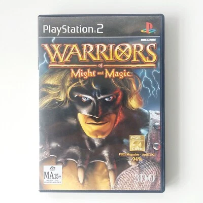 WARRIORS OF MIGHT AND MAGIC (PS2, 2000) Complete With Manual | PAL | VGC  - Image 1 of 4