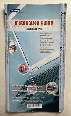 Samsung P28 Installation Guide Leaflet - Image 1 of 4