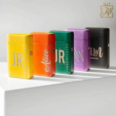 GIFT ADVICE Luxury Personalized Engraved USB Rechargeable Lighter Windproof Arc Flameless