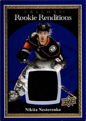 2023-24 Upper Deck Trilogy Rookie Renditions Jerseys Nikita Nesterenko - Image 1 of 2