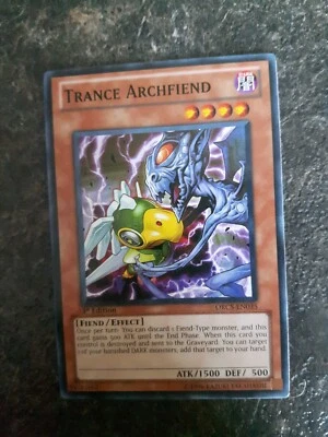 Trance Archfiend Effect 1st Edition YuGiOh Card ORCS-EN035 - Image 1 of 2