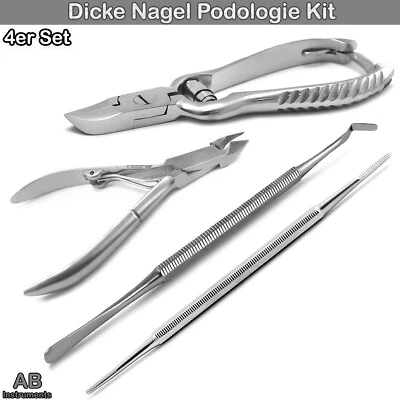Dicke Nagel Schneider Nagelhautzange Nagelfeile Eckenheber Nagelheber - Bild 1 von 4