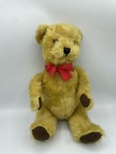 Vintage Plush Teddy Bear The Deans Gwentoy Group Jointed Made In Britain
