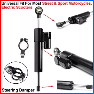 Universal For Most Street & Sport Motorcycles, Electric Scooters Steering Damper - Foto 1 di 16