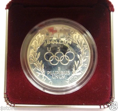 RARE 1988-S PROOF 'Seoul - S.Korea' Olympic Silver Dollars - Image 1 of 4