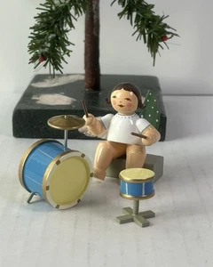 1879/25 Engel mit zweiteiligem Schlagzeug von Wendt und Kühn Erzgebirge - Picture 1 of 6