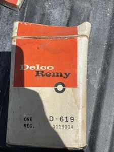 Delco D619 1119004 NOS Voltage Regulator Heavy Duty Low Cut-in Free Shipping - Picture 1 of 2